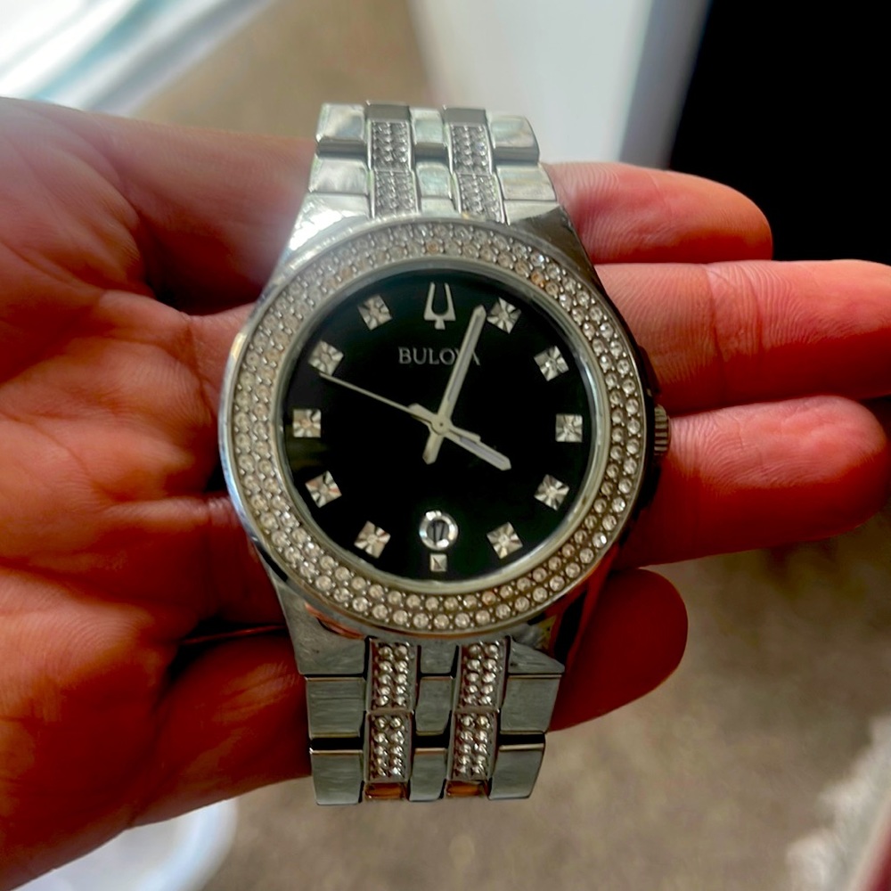 Bulova crystal collection watch